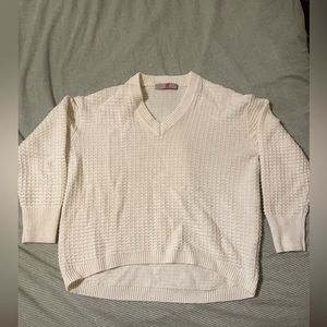 Cream sweater